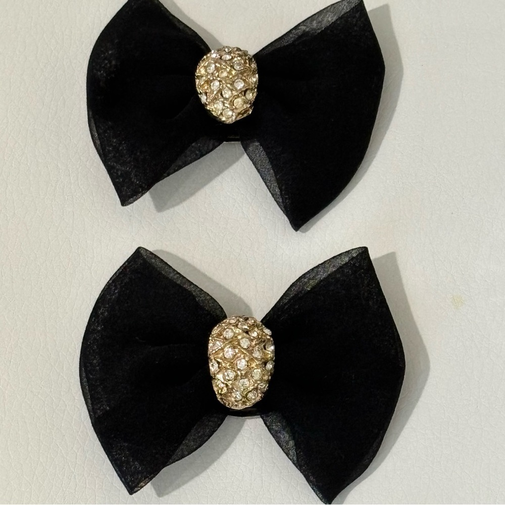 Vintage shoe clips rhinestones Pat Pending #213